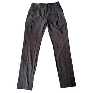 Eddie Bauer Pants 10 Gray Nylon Spandex Cargo Hiking Outdoor Quick Dry Womens